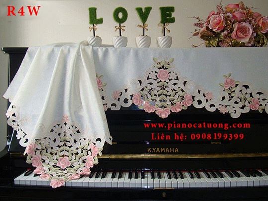 khăn phủ đàn piano chất liệu cao cấp giá rẻ nhất